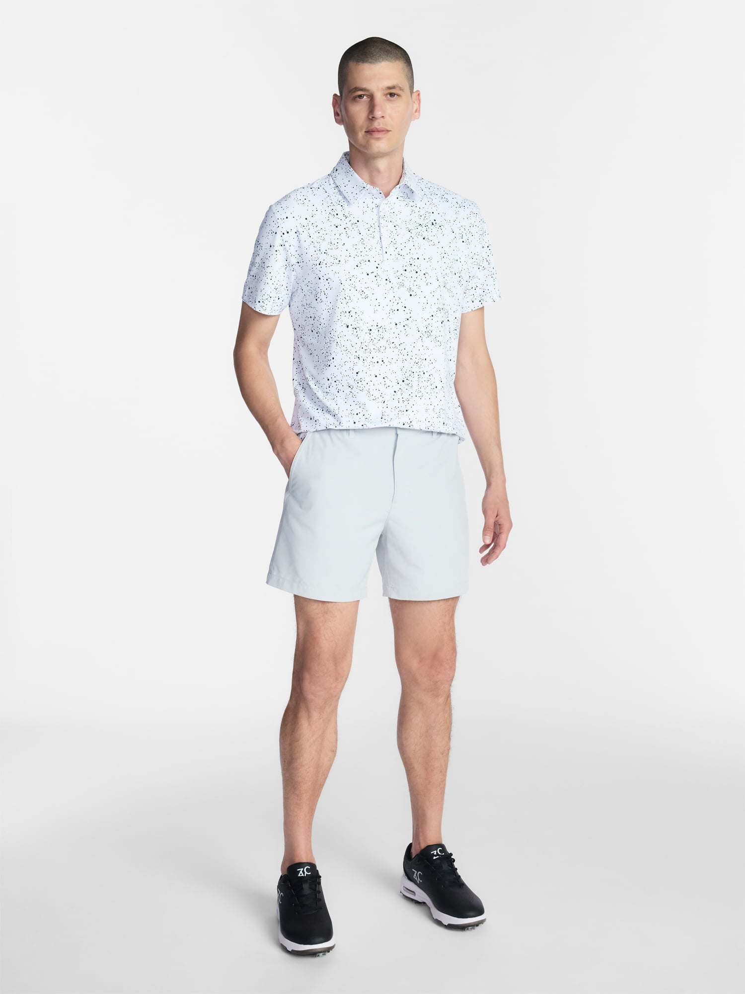 Birdie Bound Men's and Big Men's Golf Shorts, 6" Inseam, Sizes XS-5XL