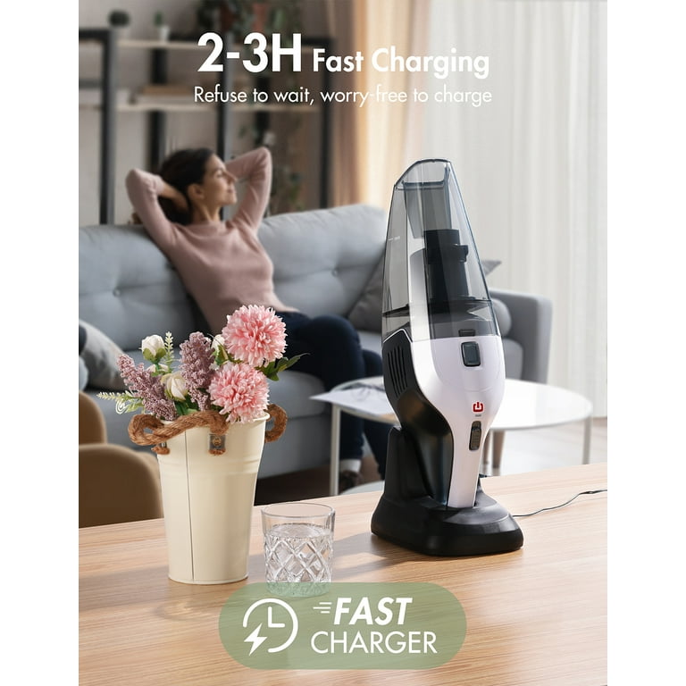 Homasy Handheld Vacuum Cordless Wet/Dry Use 35Min Runtime, 40 OFF