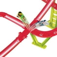 thumbnail image 4 of Hot Wheels Track Set, Neon Speeders Skyscraper Speed Circuit with 1 Hot Wheels Car, 4 of 6