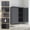 Slate, variant on 47 Tall Metal Tool Storage Cabinet with Ample Space for Garage, Warehouse, Garden, Office, Living Room, Bathroom, Utility Room - Slate Steel