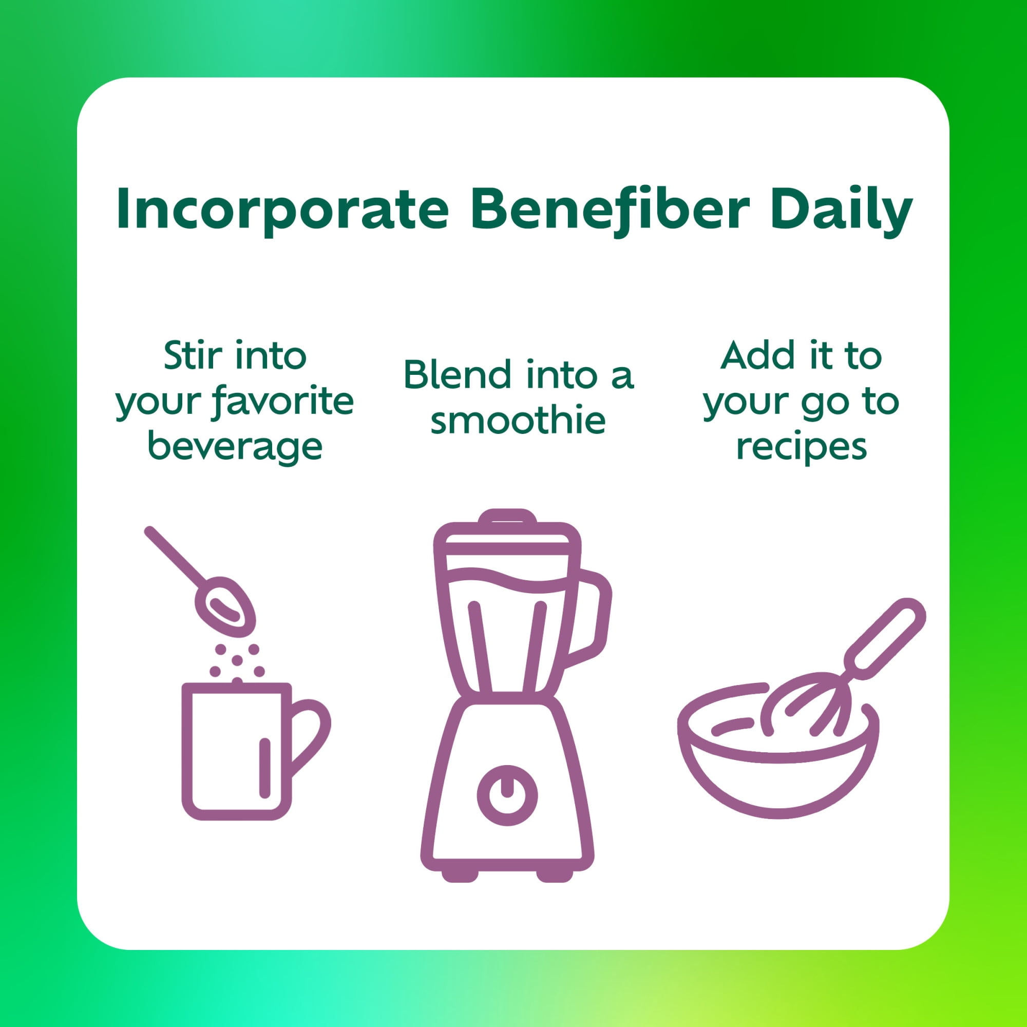 Benefiber Glp-1 Friendly Fiber Supplement, Berry Fusion, On The Go Stick Packs, 24 Count