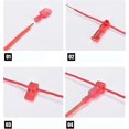 thumbnail image 3 of 120 piezas conectores de cable terminales de cable de empalme rápido kits de terminales de desconexión, 3 of 5