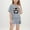 Gray, variant on Girl Boy's Round Neck T-shirt and Shorts Set Cute Print Summer Soft T-shirt Set for Gift 2-Piece Clothes Size 5T