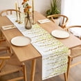 thumbnail image 3 of Table Runner 48 Inches Long for Kitchen Dining, Sage Green Polka Dots Dresser Scarf Farmhouse, Dining Table Decorations for Wedding/Parties, Vintage Abstract Art Watercolor 13 x 48 In, 3 of 8