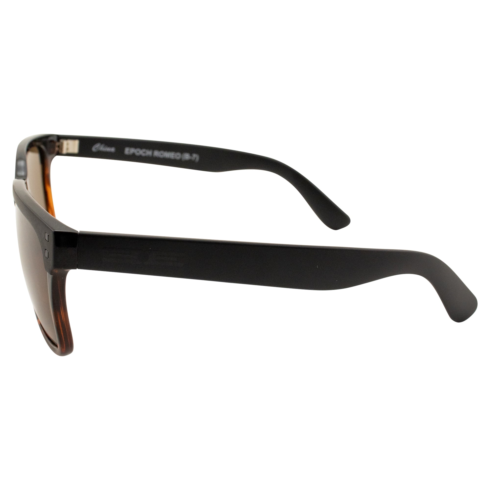 Epoch Eyewear Romeo UInta Sports Polarized Sunglasses Motorcycle Glasses Black & Tortoise Frame w/Hydrophobic Brown Lens