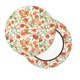 thumbnail image 2 of Disketp Fruits Peach2 Funda Redonda para Taburete, Funda de Cojín para Silla de Bar Suave y Elástica-14 inch, 2 of 7