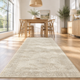 Washable 4x12 Hallway Runner Rug Non-slip Kitchen Entry Rugs Beige ...
