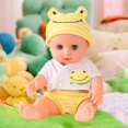 thumbnail image 4 of Danhjin Baby Doll, Voice Blinking Talking Vinyl Simulation Doll with Soft Rubber Baby Toys, Early Education Dolls, 4 of 6