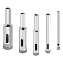 Glass Drill Bit Set- Bits Hole Saw Bottle Extractor Remover Tool