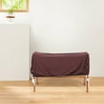 thumbnail image 3 of Dining Bench Cover Polyester Bench Protector Stretch Piano Bench Cover, 3 of 9