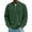 Dark Green, variant on Kixjoy Black Mens Corduroy Sweatshirt 1/4 Zip Big and Tall Stand Collar Sweatshirt Long Sleeve Cozy Lounge Knit Sweater Retro Soild Trendy Sweatshirt, Black 5XL