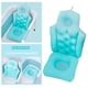 thumbnail image 5 of Jumpingount Alfombrilla de baño con alfombrilla de almohada antideslizante para accesorios de SPA mujeres hombres baño Protección de la piel Azul adultos, 5 of 6