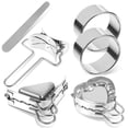 thumbnail image 1 of Miangastore Dumpling Maker Mold Stainless Steel 2Sets 6.7X3.1X1.7In, 1 of 9