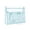 Blue, variant on Loespoir Thickened PVC Clear Tote Bag For Tutoring, Double Layer Large Capacity Waterproof Book Bag, For Students And Exams, School Supplies, Sturdy