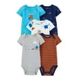 thumbnail image 4 of Summer New Baby Short Sleeve Bodysuits Layette 5PCS Sets Cartoon Printed Onesie Stylish Dailywear 18-24 month, 4 of 4