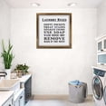 thumbnail image 4 of Eveokoki Laundry Rules Sign 12x12 Inch, Rustic Farmhouse Decor Home Sign, Wall Decorations Living Room, Modern Farmhouse Wall Decor, Laundry Sign and Laundry Room Decor with Solid Wood Frame, 4 of 5