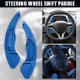 thumbnail image 2 of 1 Par Azul Volante Cambio Paleta Cambiador Extensor para Honda, 2 of 7