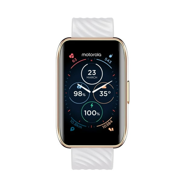 Reloj inteligente Motorola Moto 40 Bluetooth 10 días de batería rosa