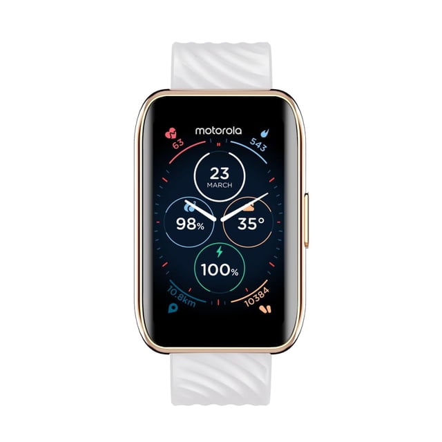 Reloj inteligente Motorola Moto 40 Bluetooth 10 días de batería rosa