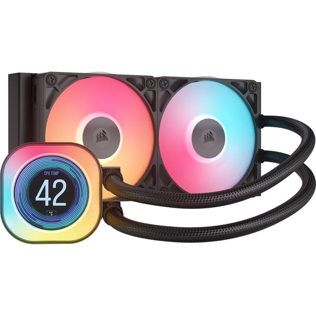 Enfriador líquido para CPU CORSAIR iCUE Link Titan 240 RX LCD 240 mm