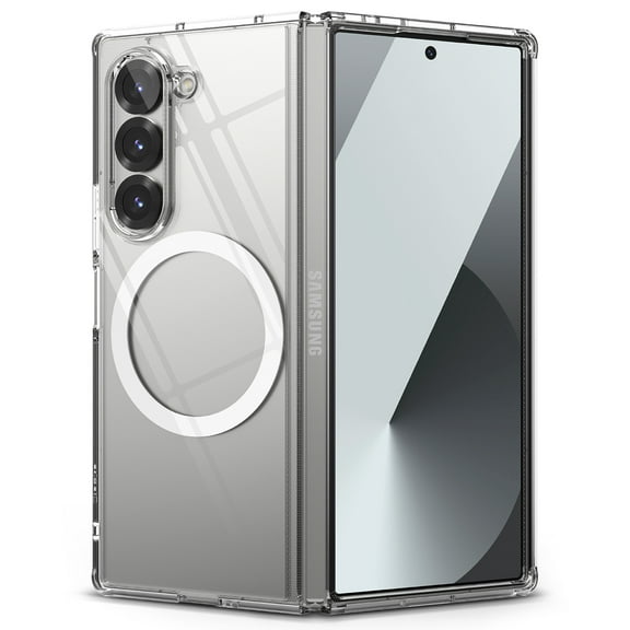 Ringke Galaxy Z Fold 6 [Fusion Magnetic] Anti-Fingerprint Shockproof Bumper Phone Case Compatible with MagSafe