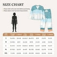 thumbnail image 5 of Uemuo Bathtub with Soap Bubbles Pattern Womens Pajama Sets,PJ Set for Women,Pajamas for Women Logo,Long Sleeve Pajama Set for Women,Soft Long Sleeve Top With Pants-, 5 of 9