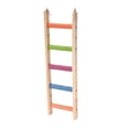 thumbnail image 3 of Gazechimp Parrot Ladder Perch Bird Climbing Bridge for Grinding Paws Easy to Install Wooden Pet Ladder Bird Chewing Toy for Exercise B 35cmx10cm, 3 of 8