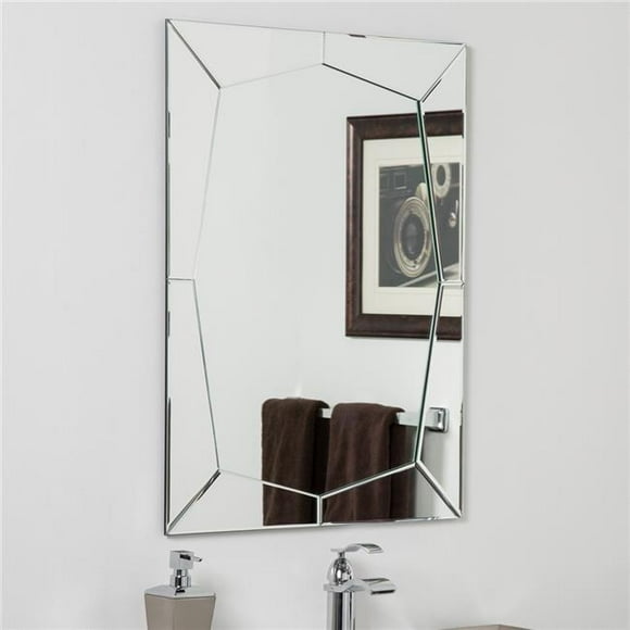 Decor Wonderland SSM4DM2 Carstadt Modern Bathroom Mirror
