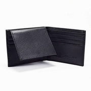 Ecko Unltd. World Famous Rhino Adult Men Genuine Leather Black Wallets - Gift Boxed Keepsake Metal Box, Bi-Fold Wallet (Embossed Small Black Rhino)