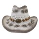 thumbnail image 1 of Sombrero de vaquero clásico para el sol, sombrero de playa de verano ajustable para verano, vacaciones, viajes, Blanco, 1 of 6