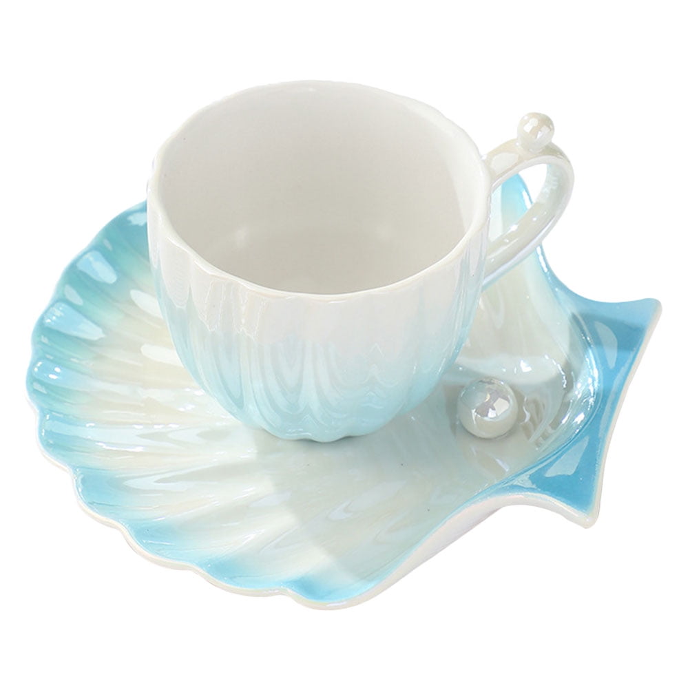 Cup Ceramic Coffee Tea Cups Set Saucer Porcelain Mug Cappuccino Mugs