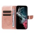 thumbnail image 2 of Decase Wallet Case for Samsung Galaxy S23 Ultra, Butterfly Wings PU Leather Flip Protective Phone Case with Wrist Strap for Samsung Galaxy S23 Ultra,Rosegold, 2 of 7
