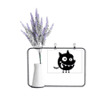 thumbnail image 1 of Universo y monstruo alienígena Tarjeta de jarrón de lavanda artificial, 1 of 3