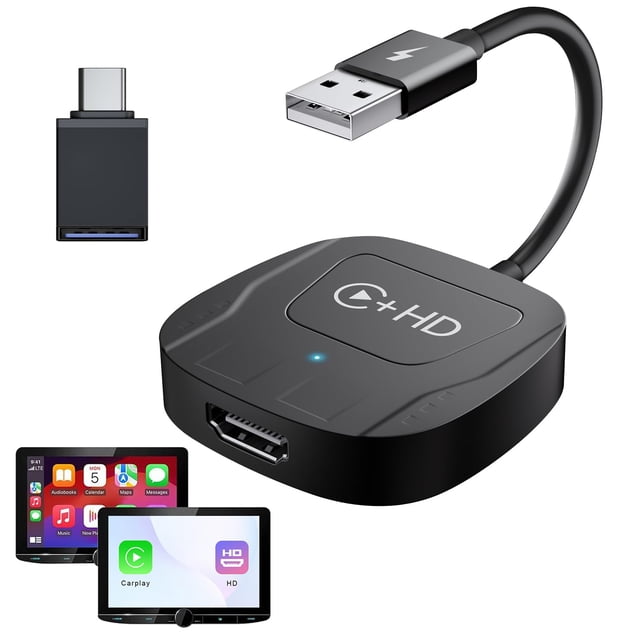 Adaptador CarPlay inalámbrico DXInVB con puerto de entrada HDMI