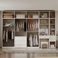 thumbnail image 2 of Cupboard Wardrobes Organizer Standing Divider Bedroom Modular Wardrobe Mobile Rack Guarda Roupa Portatil Minimalism Furniture My Lux Decor Round, 2 of 6