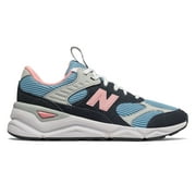 New Balance Women's X-90 Reconstructed Shoes Grey with Blue
