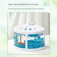 thumbnail image 3 of lanema 2pcs Desk Display Betta Fish Tanks for Pet Fish with Covered Top and Clear View, 3 of 9