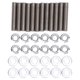 thumbnail image 2 of Kit de sementales por colector de escudo de acero inoxidable, kit de tuercas del colector de escudo kit de desgaste preciso de servicio pesado 36pcs para motor 5.9l 6.7l 1989 a, 2 of 7