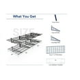 thumbnail image 4 of 2 Tier Garage Shelving Wall Mounted,Garage Wall Shelving Heavy Duty, Metal Wall Shelf,Sturdy Shelf for Wall Storage,Garage Storage Rack Floating Shelves For Kitchen Shop, Shed, Garage Storage, 4 of 8
