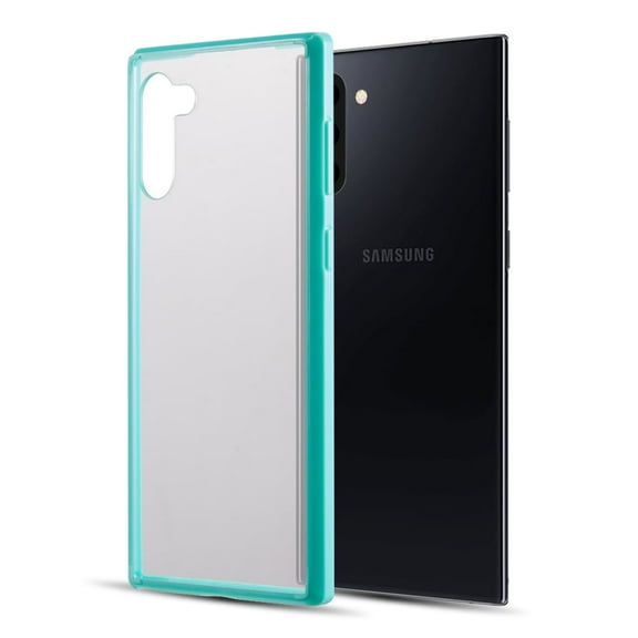 GSA Shock Resistant Candy Case for Samsung Note 10 (6.3") - Clear/Teal