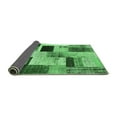 thumbnail image 2 of Ahgly Company Indoor Rectangle Patchwork Emerald Green Transitional Area Rugs, 5' x 7', 2 of 4