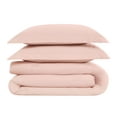 thumbnail image 6 of Brooklyn Loom 100% Flax Linen Blush 3-Piece Full/Queen Comforter Set, Solid Casual themed, Adult Bedding, OEKO-TEX Certified, 6 of 8