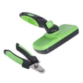 thumbnail image 5 of Cepillo rebanador de autolimpieza para mascotas, masaje seguro, cepillo profesional ergonómico para el cuidado de mascotas con tijeras para uñas para perros y gatos, 5 of 5