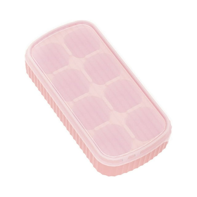 Ice Molds With Cover Household Ice Grinding Tool Ice Box Food Grade Ice Maker Ice Molds