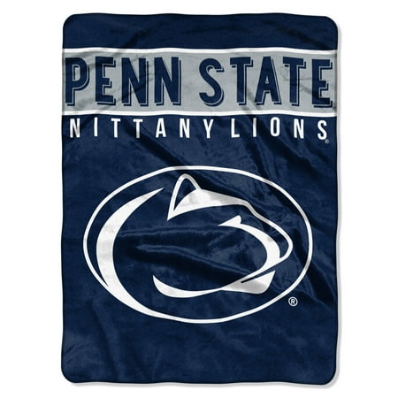Penn State Nittany Lions Memorabilia - Northwest Penn State Nittany Lions NCAA Royal Plush Raschel Blanket (Basic Series) (60x80)