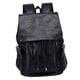 thumbnail image 4 of Mochila para ordenador portátil de piel sintética con múltiples bolsillos, mochila de viaje para viajes universitarios, 4 of 10