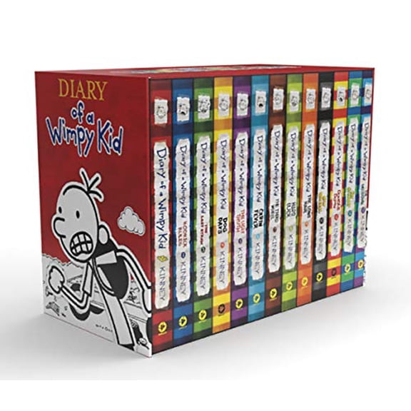 Pre-Owned Diary of a Wimpy Kid Box Set: Diary of a Wimpy Kid Box of Books 1-13 Hardcover Gift Set (Multiple copy pack)