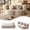 Khaki, variant on CKEASEAN 76" Convertible Folding Sofa Bed, Queen Sleeper Sofa with Pillow, Modern Teddy Fabric Floor & Futon Loveseat Couch, Foam Folding Mattress Sleeper for Living Room