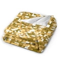 thumbnail image 2 of Kll Fleece Blanket Plush Throw Blanket Glitter Gold,Soft Fuzzy Cozy Flannel Blanket For Couch Sofa Bed.(40"X30"), 2 of 9