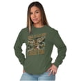 thumbnail image 4 of I Deer You Hunting Pun Camouflage Plus Size Long Sleeve Graphic Tee Shirt Brisco Brands 2X, 4 of 4